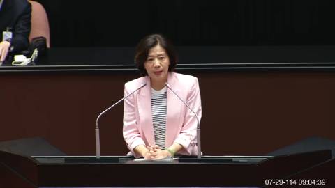 2025-07-29 09:00 第11屆 第3會期 主辦單位：院會 王育敏委員質詢封面