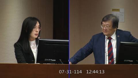 2025-07-31 09:00 第11屆 第3會期 主辦單位：社會福利及衛生環境委員會 陳瑩委員質詢封面