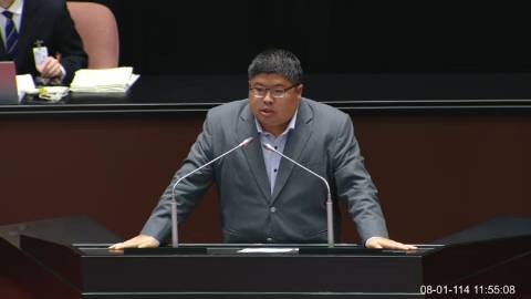 2025-08-01 09:00 第11屆 第3會期 主辦單位：院會 蔡易餘委員質詢封面