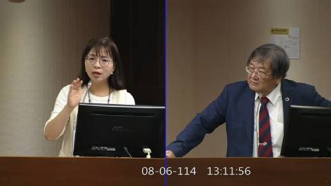 2025-08-06 09:00 第11屆 第3會期 主辦單位：社會福利及衛生環境委員會 林淑芬委員質詢封面