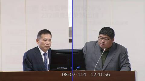 2025-08-07 09:00 第11屆 第3會期 主辦單位：經濟委員會 蔡易餘委員質詢封面