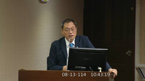 2025-08-13 09:00 第11屆 第3會期 主辦單位：社會福利及衛生環境委員會 蘇清泉委員質詢封面