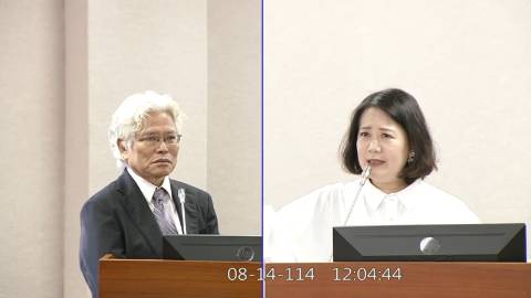 2025-08-14 09:00 第11屆 第3會期 主辦單位：司法及法制委員會 吳思瑤委員質詢封面