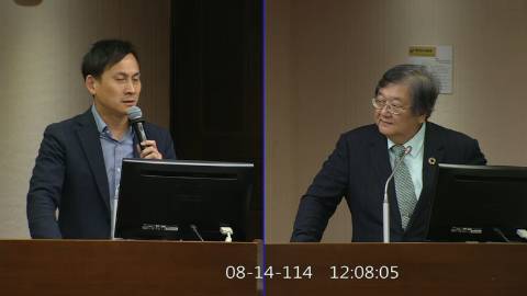 2025-08-14 09:00 第11屆 第3會期 主辦單位：社會福利及衛生環境委員會 葉元之委員質詢封面