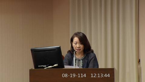 2025-08-19 12:00 第11屆 第3會期 主辦單位：程序委員會 羅美玲委員質詢封面