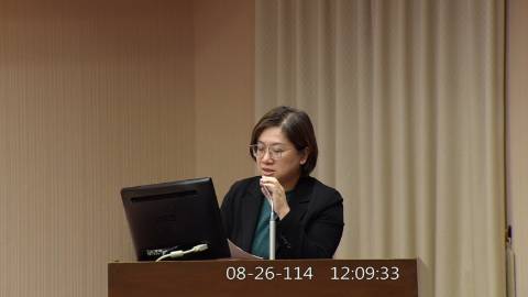 2025-08-26 12:00 第11屆 第3會期 主辦單位：程序委員會 陳培瑜委員質詢封面