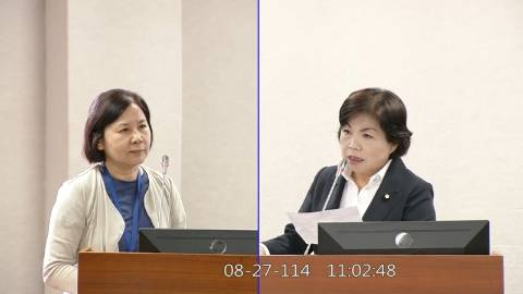 2025-08-27 09:00 第11屆 第3會期 主辦單位：司法及法制委員會 楊瓊瓔委員質詢封面