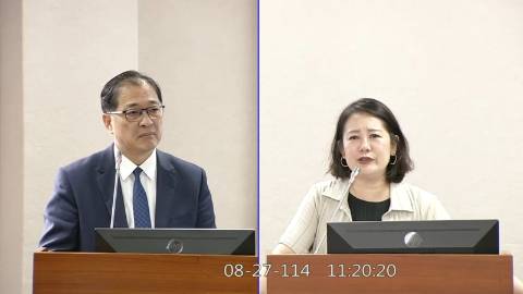 2025-08-27 09:00 第11屆 第3會期 主辦單位：司法及法制委員會 吳思瑤委員質詢封面