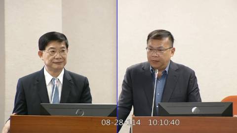 2025-08-28 09:00 第11屆 第3會期 主辦單位：司法及法制委員會 王義川委員質詢封面