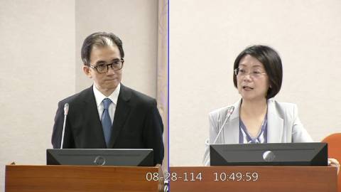 2025-08-28 09:00 第11屆 第3會期 主辦單位：司法及法制委員會 翁曉玲委員質詢封面