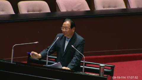 2025-09-19 15:00 第11屆 第4會期 主辦單位：全院委員會 林德福委員質詢封面