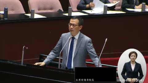 2025-09-30 09:00 第11屆 第4會期 主辦單位：院會 羅智強委員質詢封面