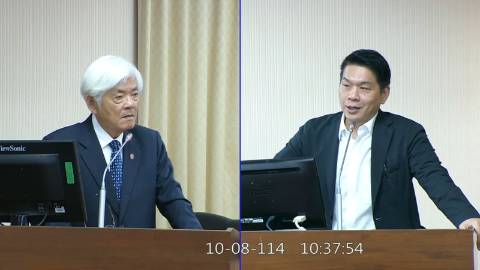 2025-10-08 09:00 第11屆 第4會期 主辦單位：內政委員會 李柏毅委員質詢封面