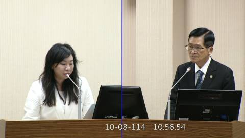 2025-10-08 09:00 第11屆 第4會期 主辦單位：外交及國防委員會 林憶君委員質詢封面