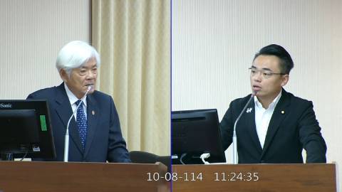 2025-10-08 09:00 第11屆 第4會期 主辦單位：內政委員會 洪孟楷委員質詢封面