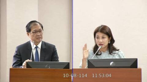 2025-10-08 09:00 第11屆 第4會期 主辦單位：司法及法制委員會 林楚茵委員質詢封面