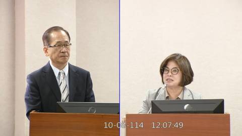 2025-10-08 09:00 第11屆 第4會期 主辦單位：司法及法制委員會 賴惠員委員質詢封面