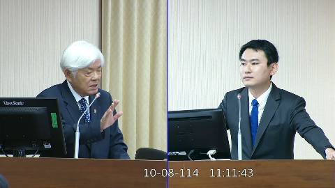 2025-10-08 09:00 第11屆 第4會期 主辦單位：內政委員會 陳冠廷委員質詢封面
