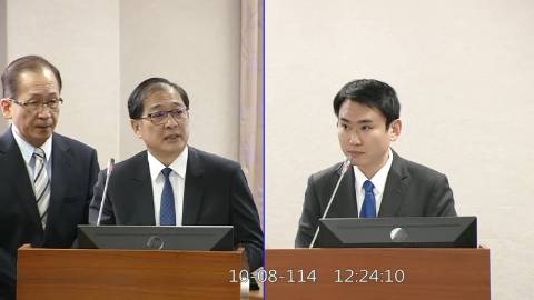 2025-10-08 09:00 第11屆 第4會期 主辦單位：司法及法制委員會 陳冠廷委員質詢封面