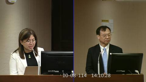 2025-10-08 09:00 第11屆 第4會期 主辦單位：社會福利及衛生環境委員會 麥玉珍委員質詢封面