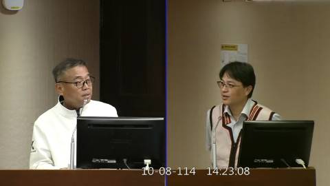 2025-10-08 09:00 第11屆 第4會期 主辦單位：社會福利及衛生環境委員會 盧縣一委員質詢封面