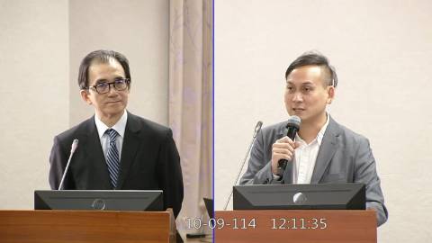 2025-10-09 09:00 第11屆 第4會期 主辦單位：司法及法制委員會 葉元之委員質詢封面