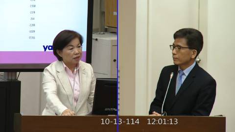2025-10-13 09:00 第11屆 第4會期 主辦單位：財政委員會 楊瓊瓔委員質詢封面