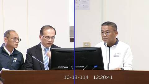 2025-10-13 09:00 第11屆 第4會期 主辦單位：經濟委員會 盧縣一委員質詢封面