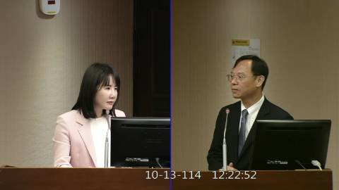 2025-10-13 09:00 第11屆 第4會期 主辦單位：社會福利及衛生環境委員會 謝衣鳯委員質詢封面