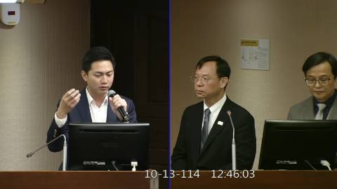 2025-10-13 09:00 第11屆 第4會期 主辦單位：社會福利及衛生環境委員會 廖偉翔委員質詢封面