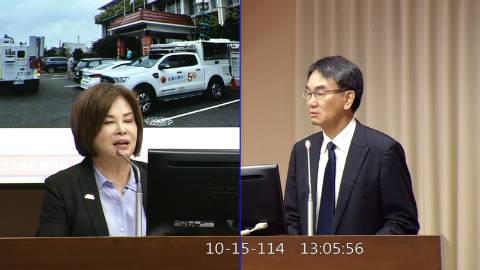 2025-10-15 09:00 第11屆 第4會期 主辦單位：交通委員會 賴惠員委員質詢封面