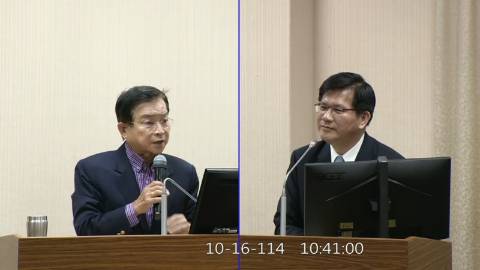 2025-10-16 09:00 第11屆 第4會期 主辦單位：外交及國防委員會 賴士葆委員質詢封面