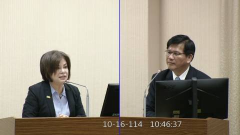 2025-10-16 09:00 第11屆 第4會期 主辦單位：外交及國防委員會 賴惠員委員質詢封面