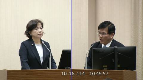 2025-10-16 09:00 第11屆 第4會期 主辦單位：外交及國防委員會 楊瓊瓔委員質詢封面