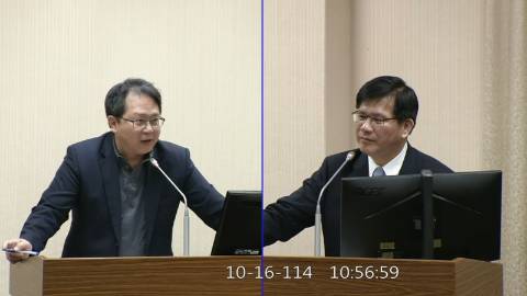 2025-10-16 09:00 第11屆 第4會期 主辦單位：外交及國防委員會 邱志偉委員質詢封面