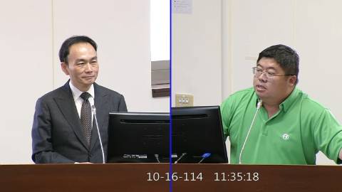 2025-10-16 09:00 第11屆 第4會期 主辦單位：經濟委員會 蔡易餘委員質詢封面