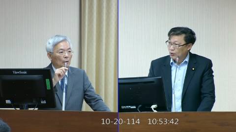 2025-10-20 09:00 第11屆 第4會期 主辦單位：內政委員會 徐富癸委員質詢封面