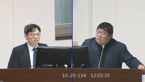 2025-10-20 09:00 第11屆 第4會期 主辦單位：經濟委員會 蔡易餘委員質詢封面