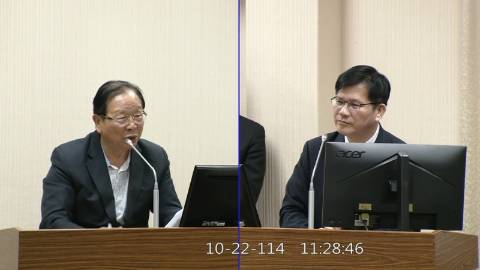2025-10-22 09:00 第11屆 第4會期 主辦單位：外交及國防委員會 林德福委員質詢封面