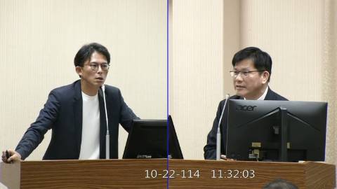 2025-10-22 09:00 第11屆 第4會期 主辦單位：外交及國防委員會 黃國昌委員質詢封面