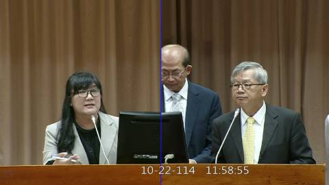 2025-10-22 09:00 第11屆 第4會期 主辦單位：教育及文化委員會 伍麗華Saidhai Tahovecahe委員質詢封面