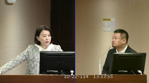 2025-10-22 09:00 第11屆 第4會期 主辦單位：社會福利及衛生環境委員會 王鴻薇委員質詢封面