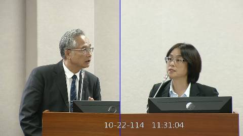 2025-10-22 09:00 第11屆 第4會期 主辦單位：司法及法制委員會 林倩綺委員質詢封面