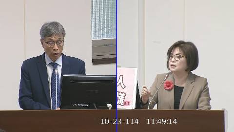2025-10-23 09:00 第11屆 第4會期 主辦單位：經濟委員會 賴惠員委員質詢封面