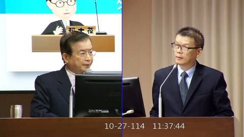 2025-10-27 09:00 第11屆 第4會期 主辦單位：交通委員會 賴士葆委員質詢封面