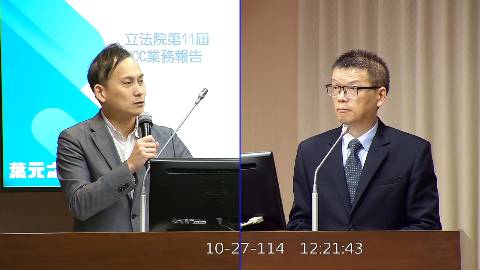 2025-10-27 09:00 第11屆 第4會期 主辦單位：交通委員會 葉元之委員質詢封面
