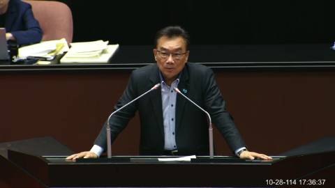 2025-10-28 09:00 第11屆 第4會期 主辦單位：院會 林國成委員質詢封面