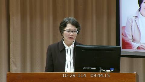 2025-10-29 09:00 第11屆 第4會期 主辦單位：教育及文化委員會 劉書彬委員質詢封面