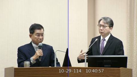 2025-10-29 09:00 第11屆 第4會期 主辦單位：外交及國防委員會 賴士葆委員質詢封面