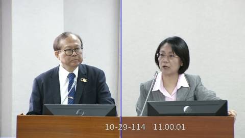 2025-10-29 09:00 第11屆 第4會期 主辦單位：司法及法制委員會 翁曉玲委員質詢封面